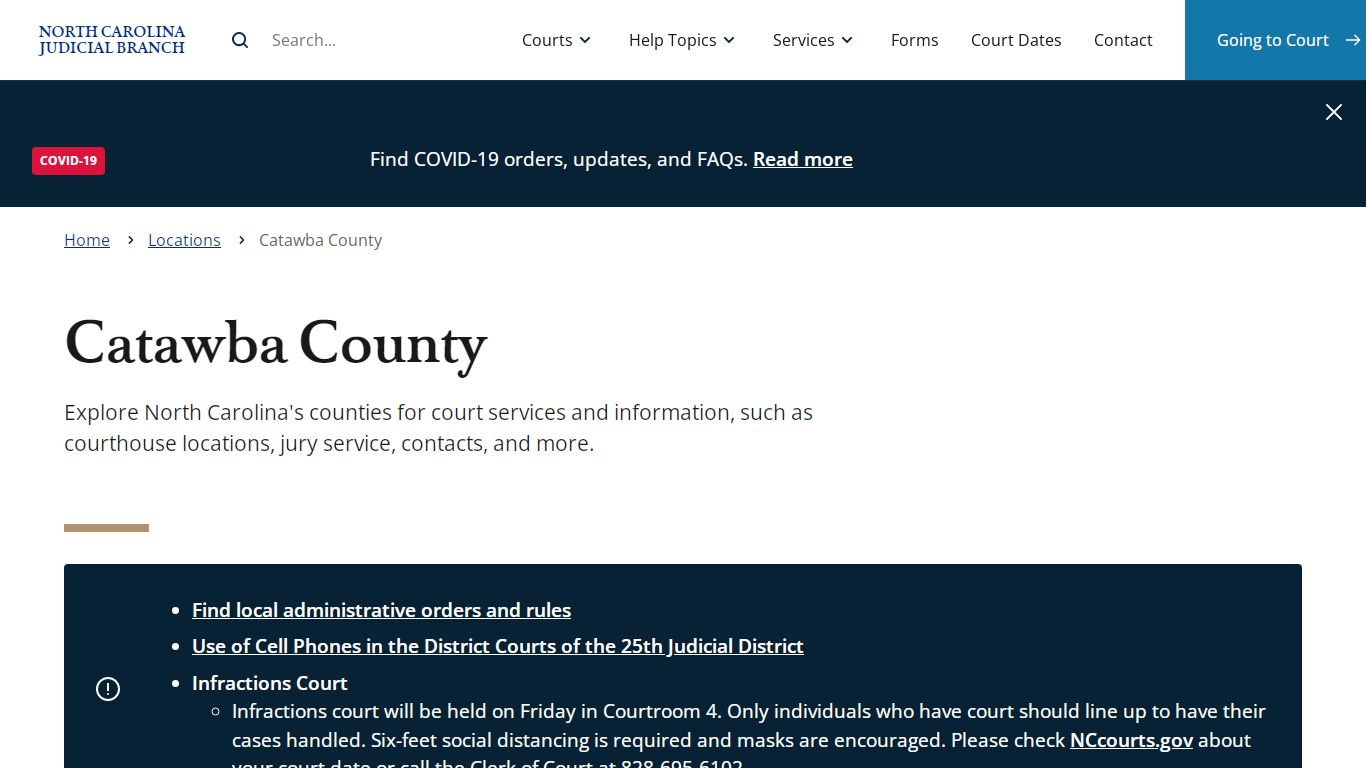 Catawba County | North Carolina Judicial Branch - NCcourts